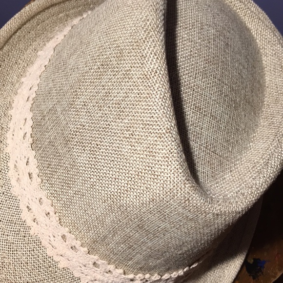 NWOT short brim Trilby OS lace headband - Picture 11 of 12